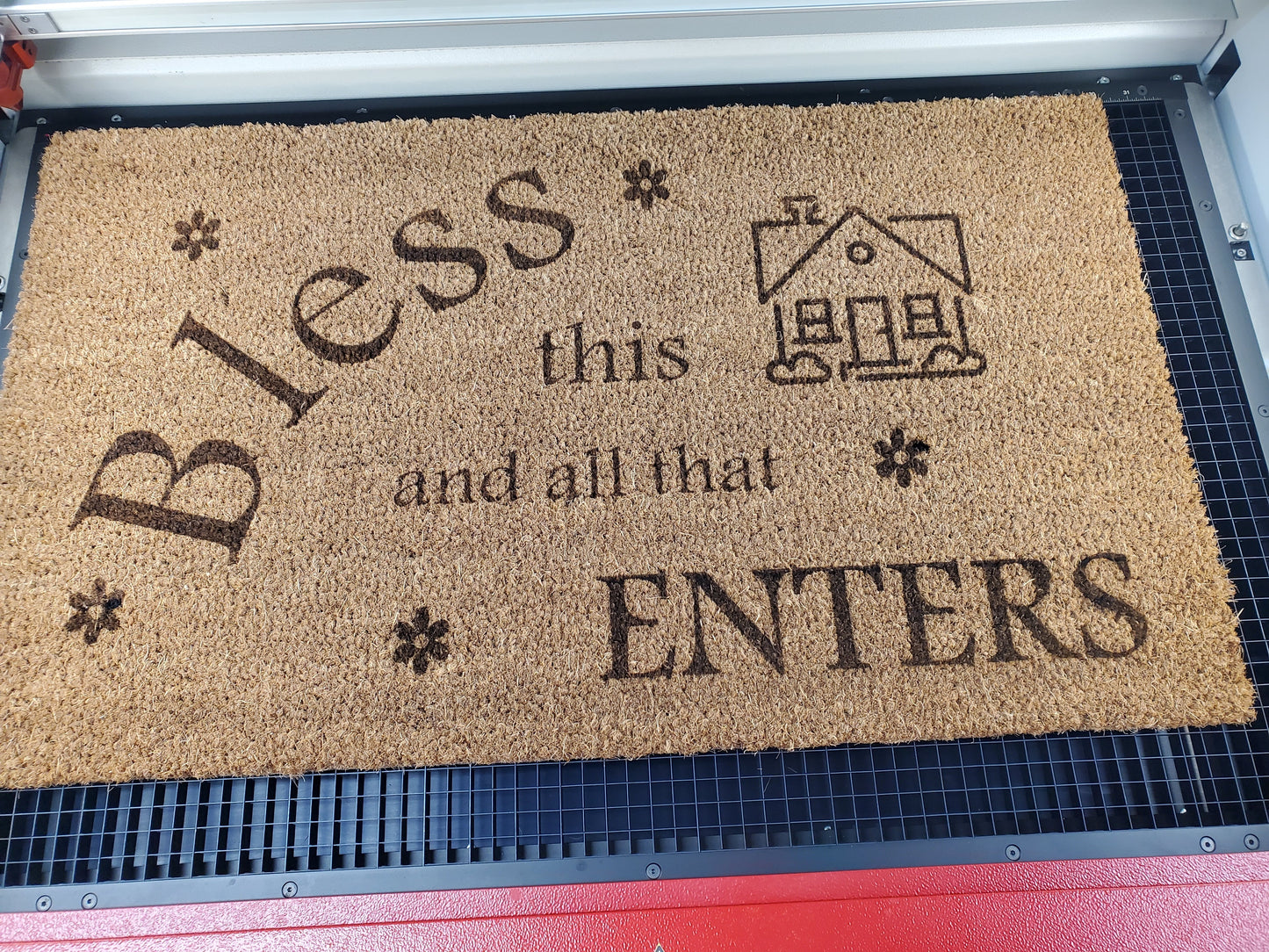 18 in. x 30 in. Coir and Vinyl Door Mat