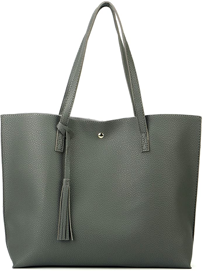 Soft Faux Leather Tote