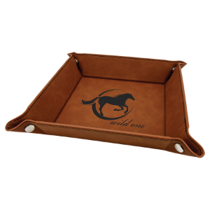 Leatherette Snap Up Tray