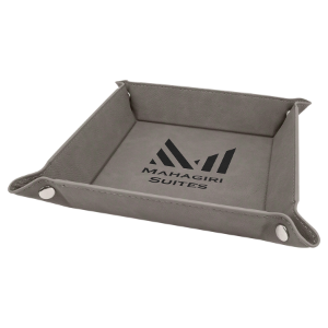 Leatherette Snap Up Tray