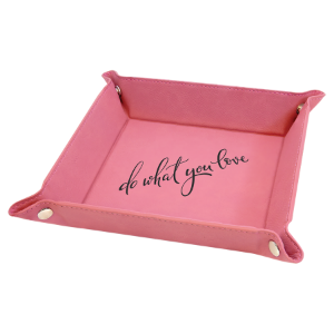 Leatherette Snap Up Tray