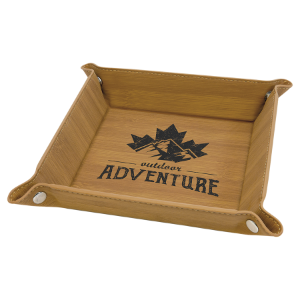 Leatherette Snap Up Tray