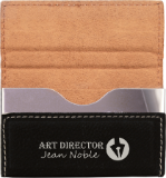 Leatherette Hard Business Card Holder