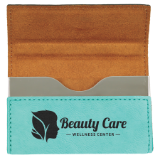 Leatherette Hard Business Card Holder