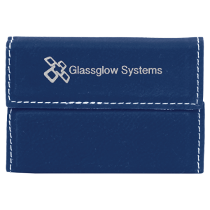 Leatherette Hard Business Card Holder