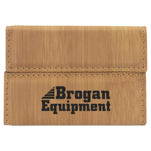 Leatherette Hard Business Card Holder