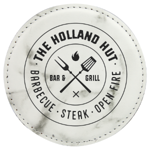 Leather Coaster - Round