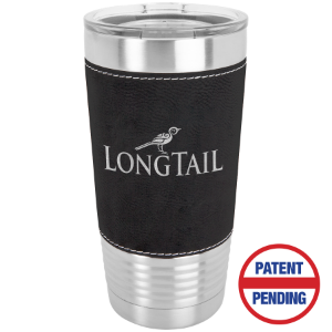 Leatherette Polar Camel Tumbler with Clear Lid