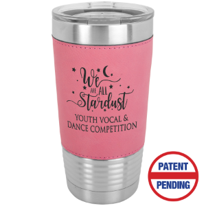 Leatherette Polar Camel Tumbler with Clear Lid
