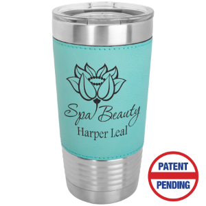Leatherette Polar Camel Tumbler with Clear Lid