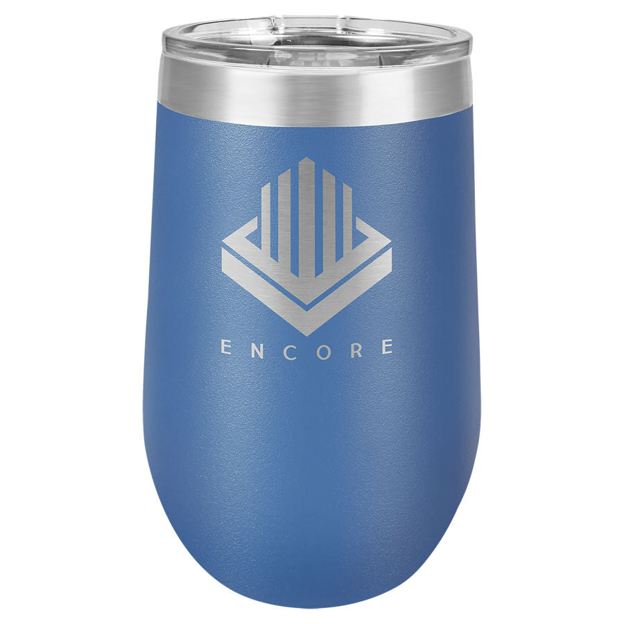 Stainless Steel 16 oz Stemless Wine Tumbler