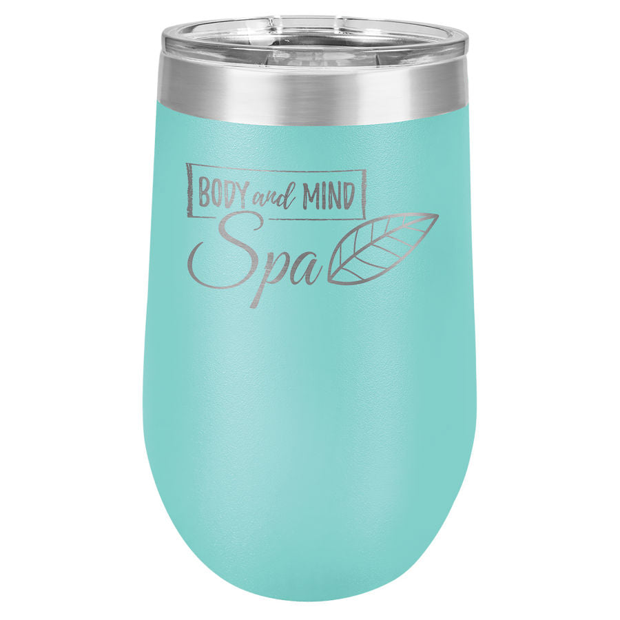 Stainless Steel 16 oz Stemless Wine Tumbler