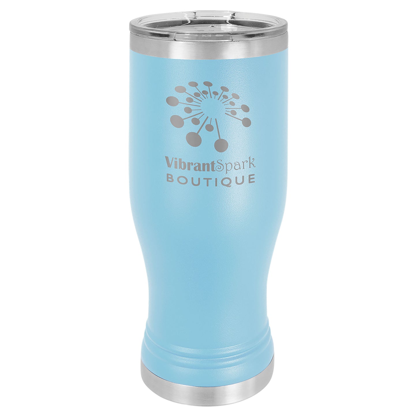 Stainless Steel 20 oz Pilsner Cup with Lid