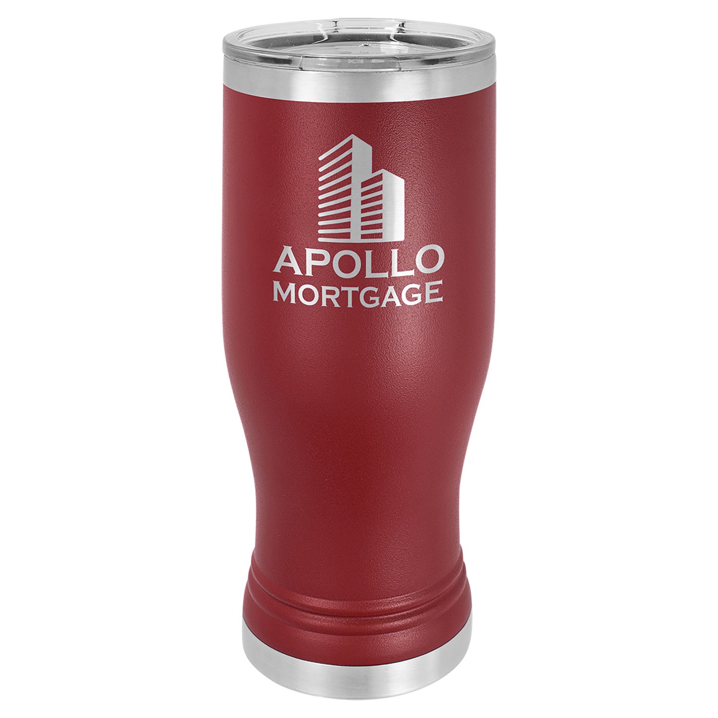 Stainless Steel 20 oz Pilsner Cup with Lid