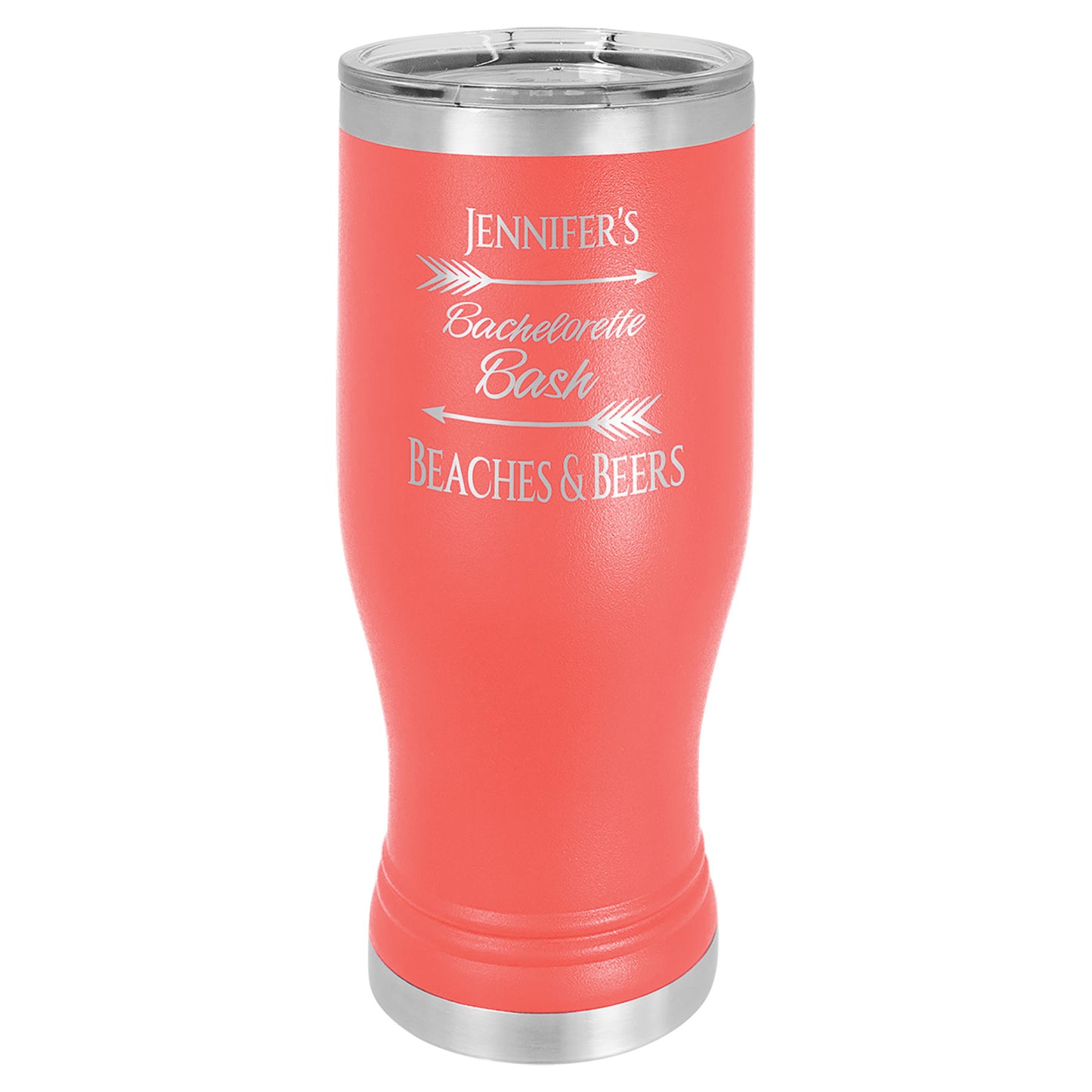 Stainless Steel 20 oz Pilsner Cup with Lid