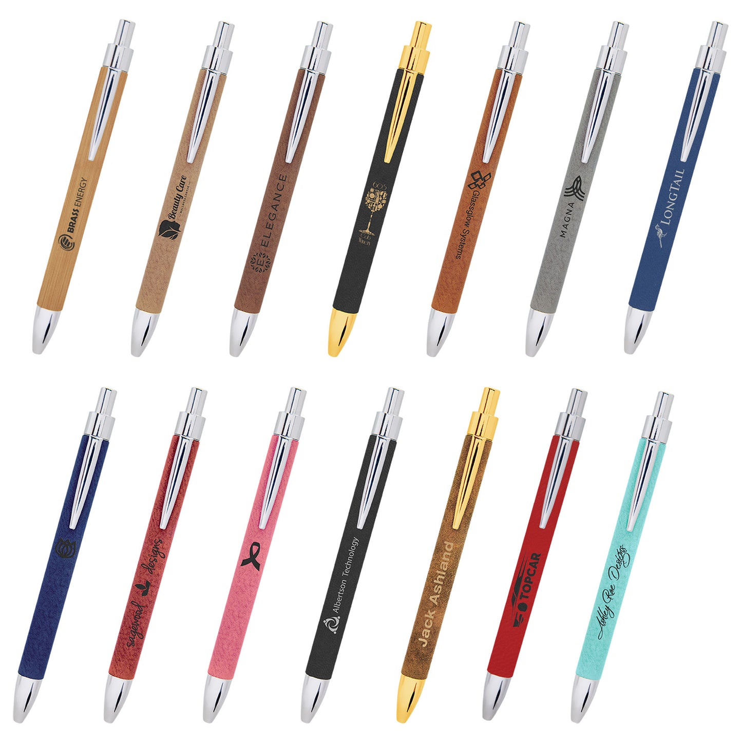 Leatherette Silver Pen