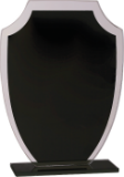 Black Shield Reflection Glass Award
