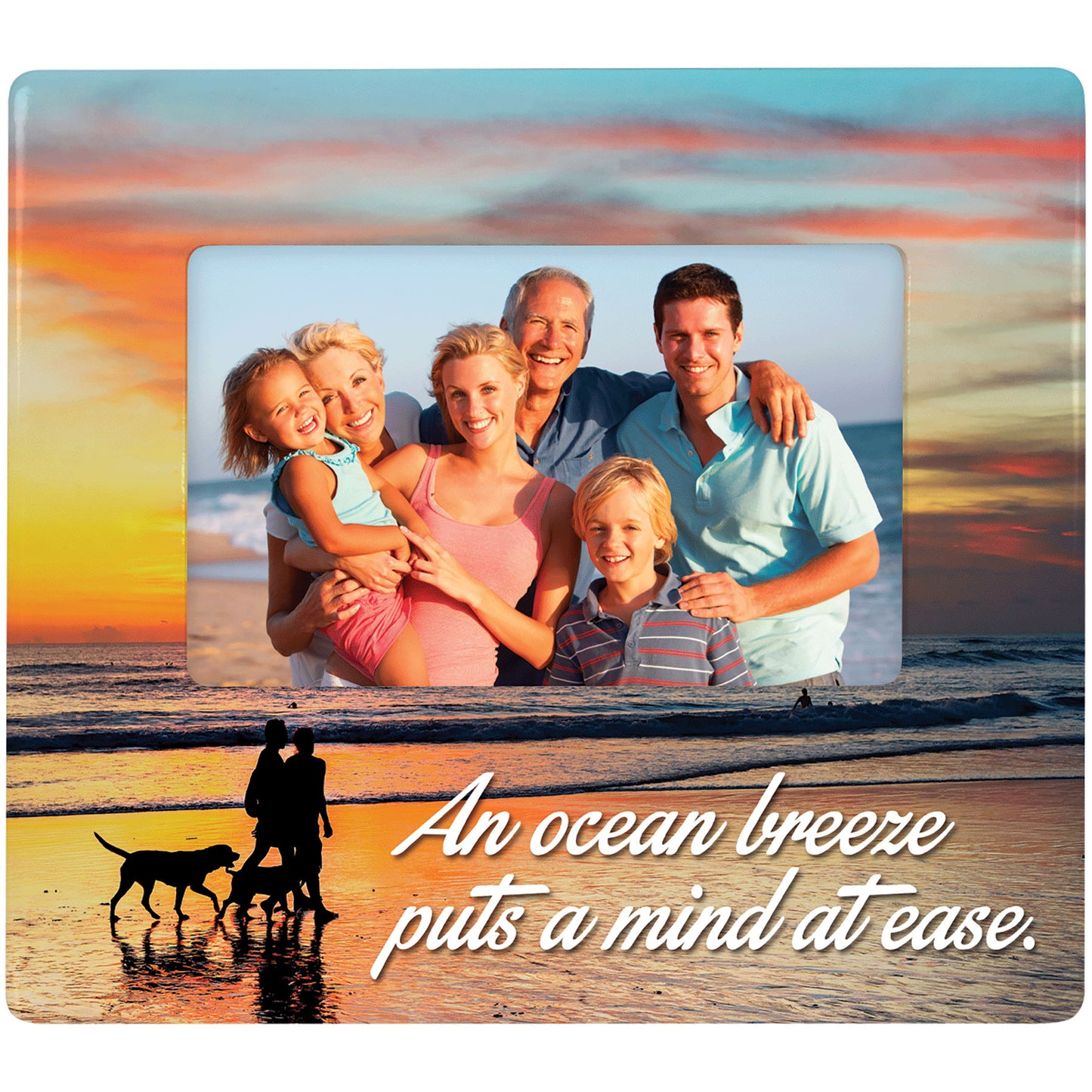 4" x 6" Horizontal Ceramic Picture Frame
