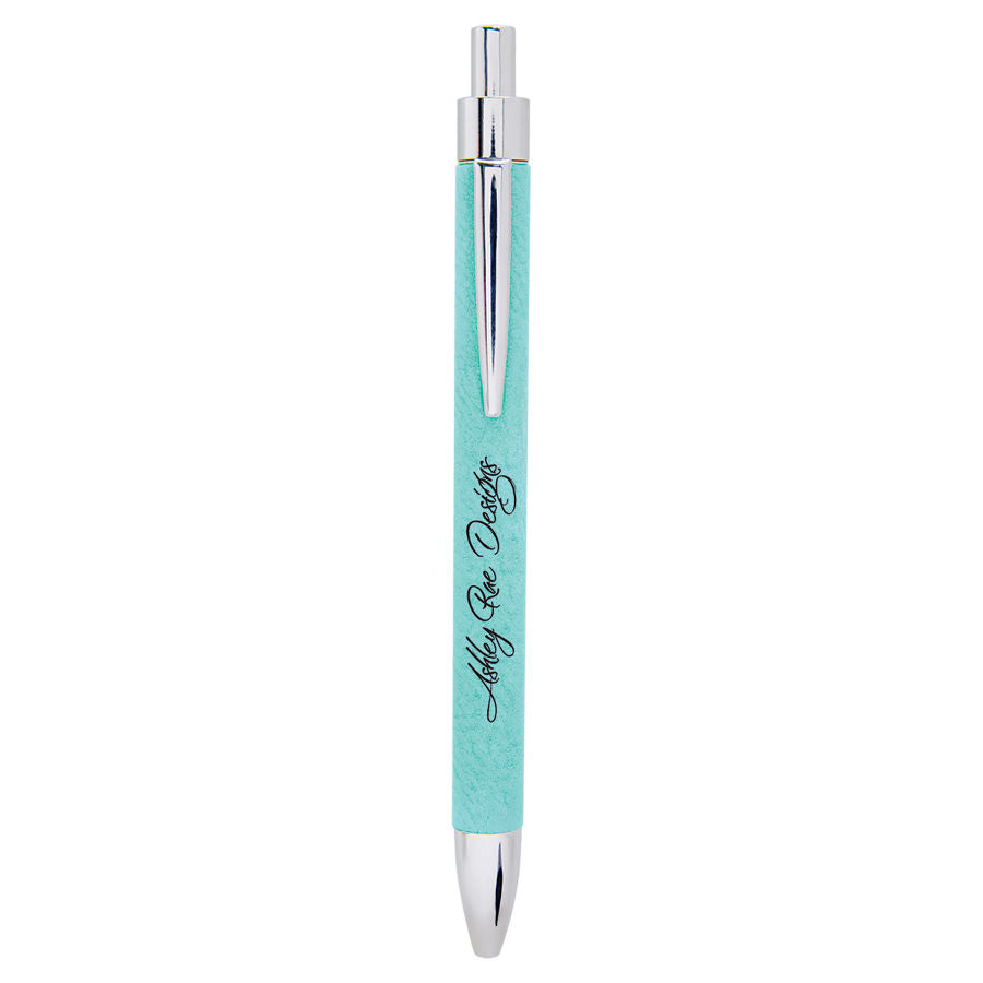 Leatherette Silver Pen