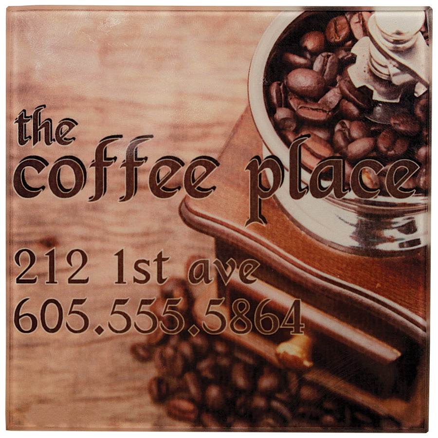 Sublimatable Glass Coaster - Square