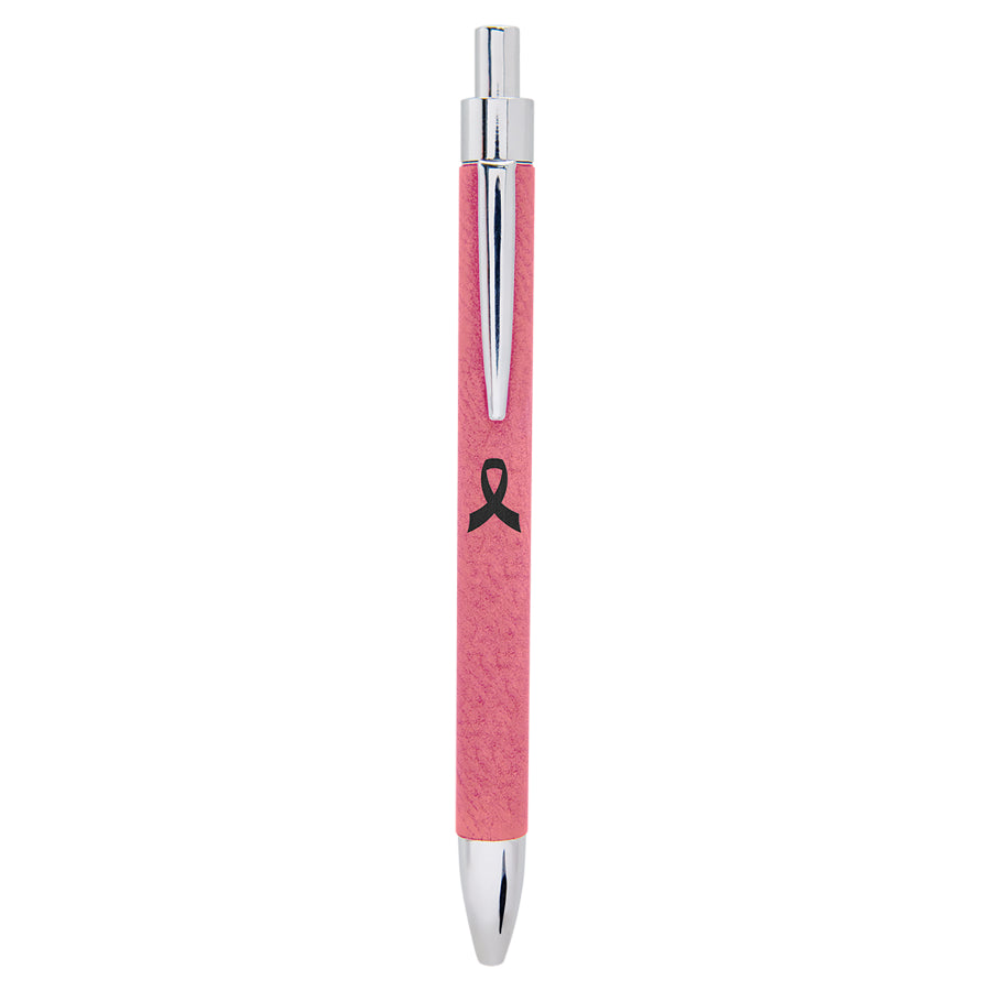 Leatherette Silver Pen