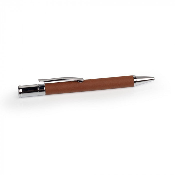 Saddle Collection Faux Leather Wrapped Ink Pen