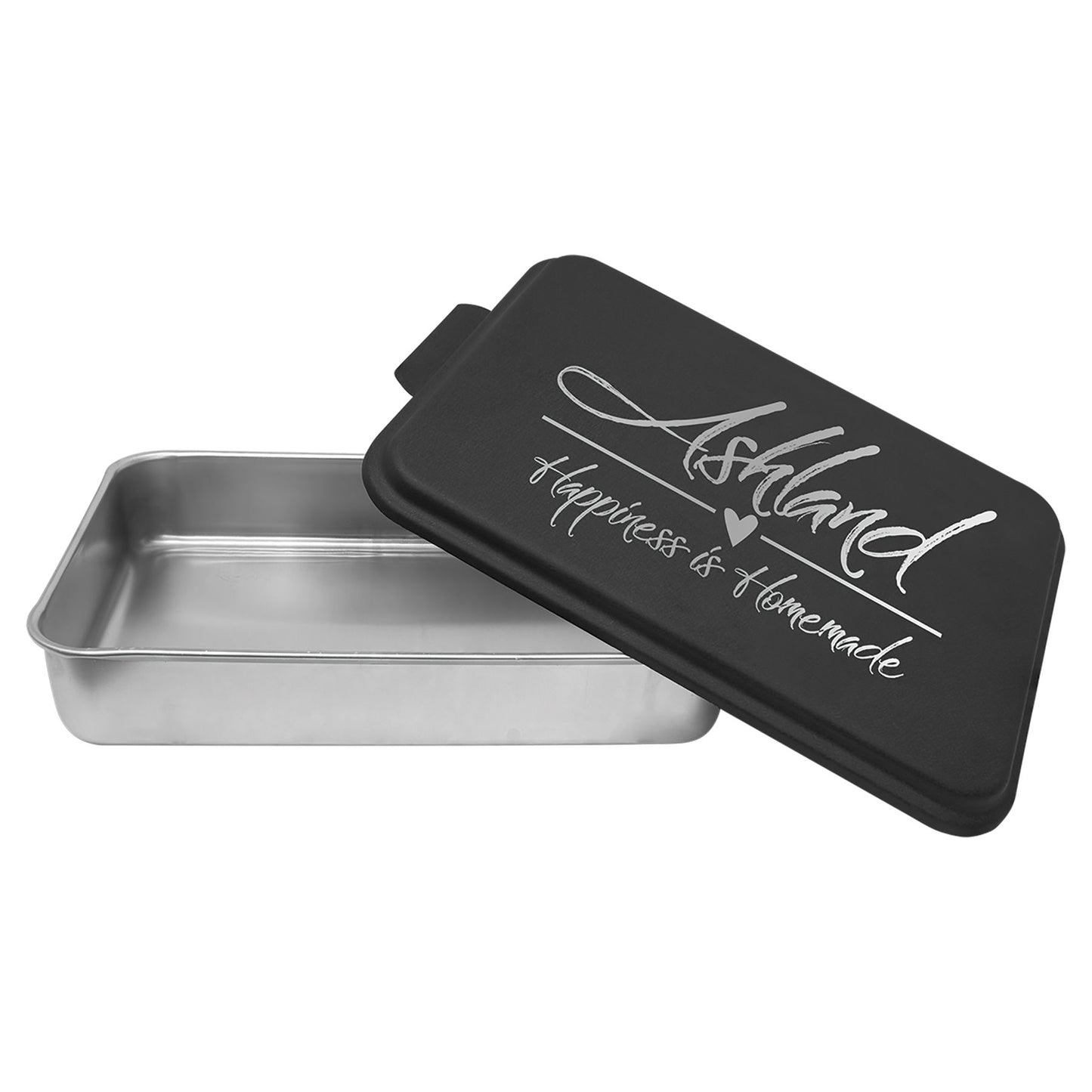 Engravable Baking Pan with Lid - Aluminum