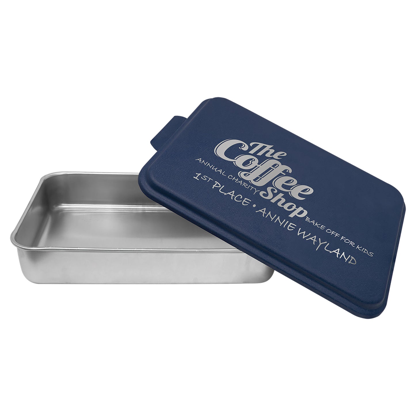 Engravable Baking Pan with Lid - Aluminum