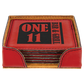Leather Coaster Set of 6 with Holder- Square