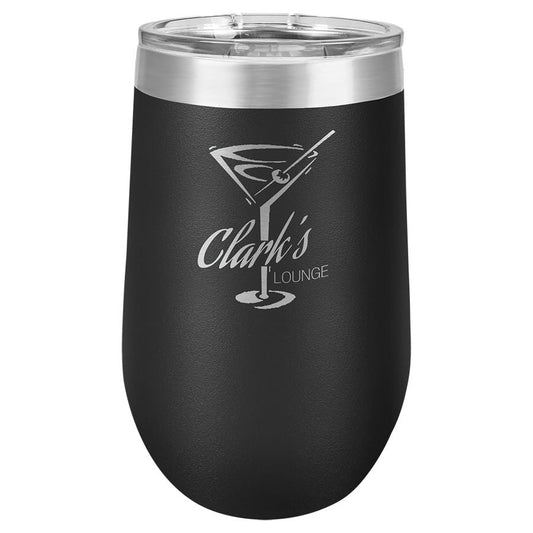Stainless Steel 12 oz Stemless Wine Tumbler