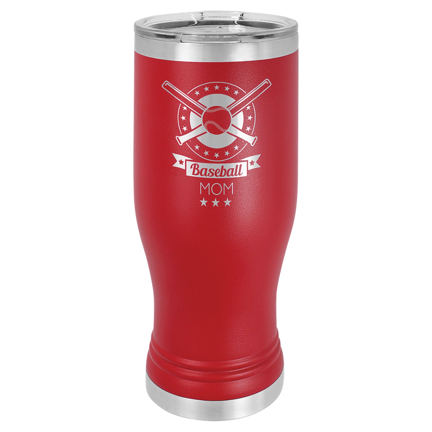 Stainless Steel 20 oz Pilsner Cup with Lid