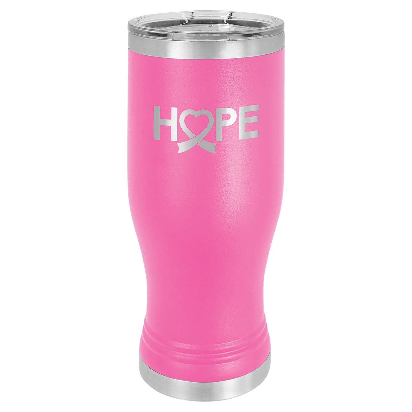 Stainless Steel 20 oz Pilsner Cup with Lid