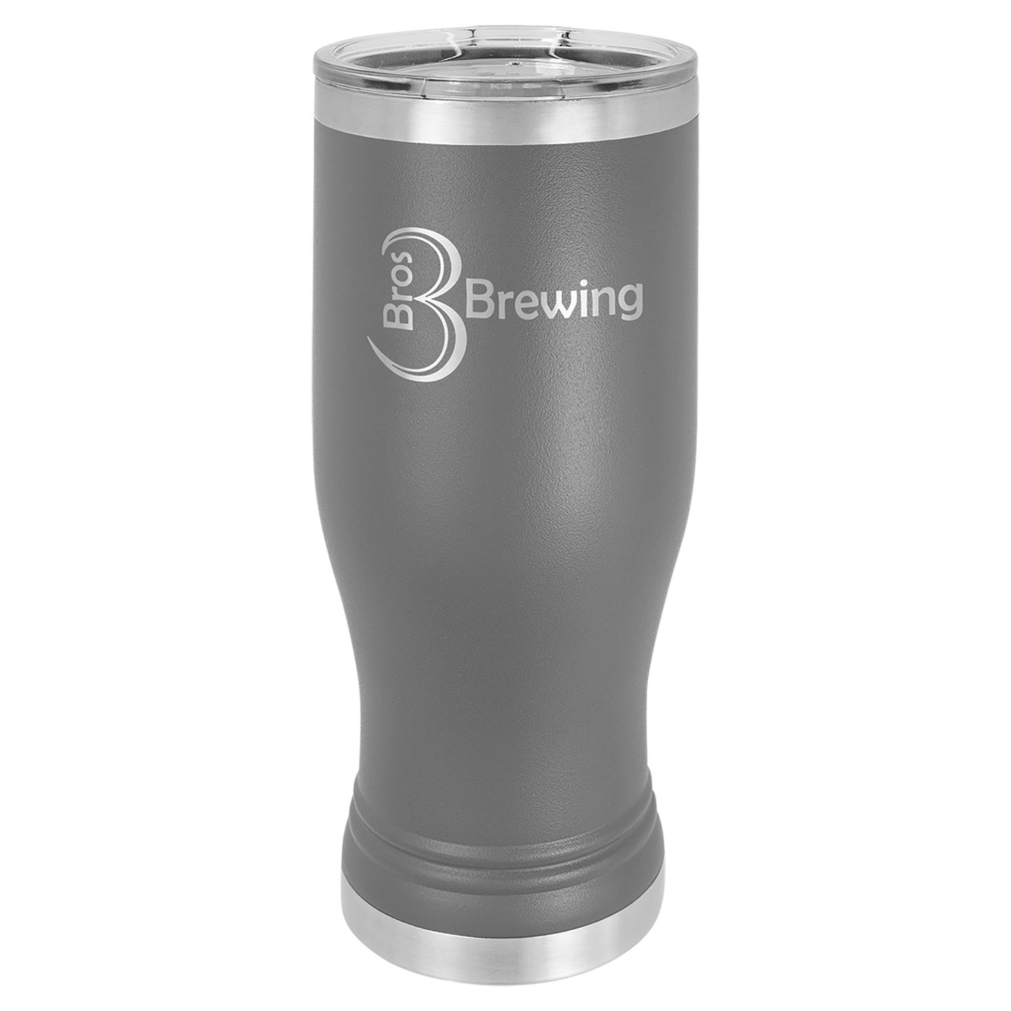 Stainless Steel 20 oz Pilsner Cup with Lid