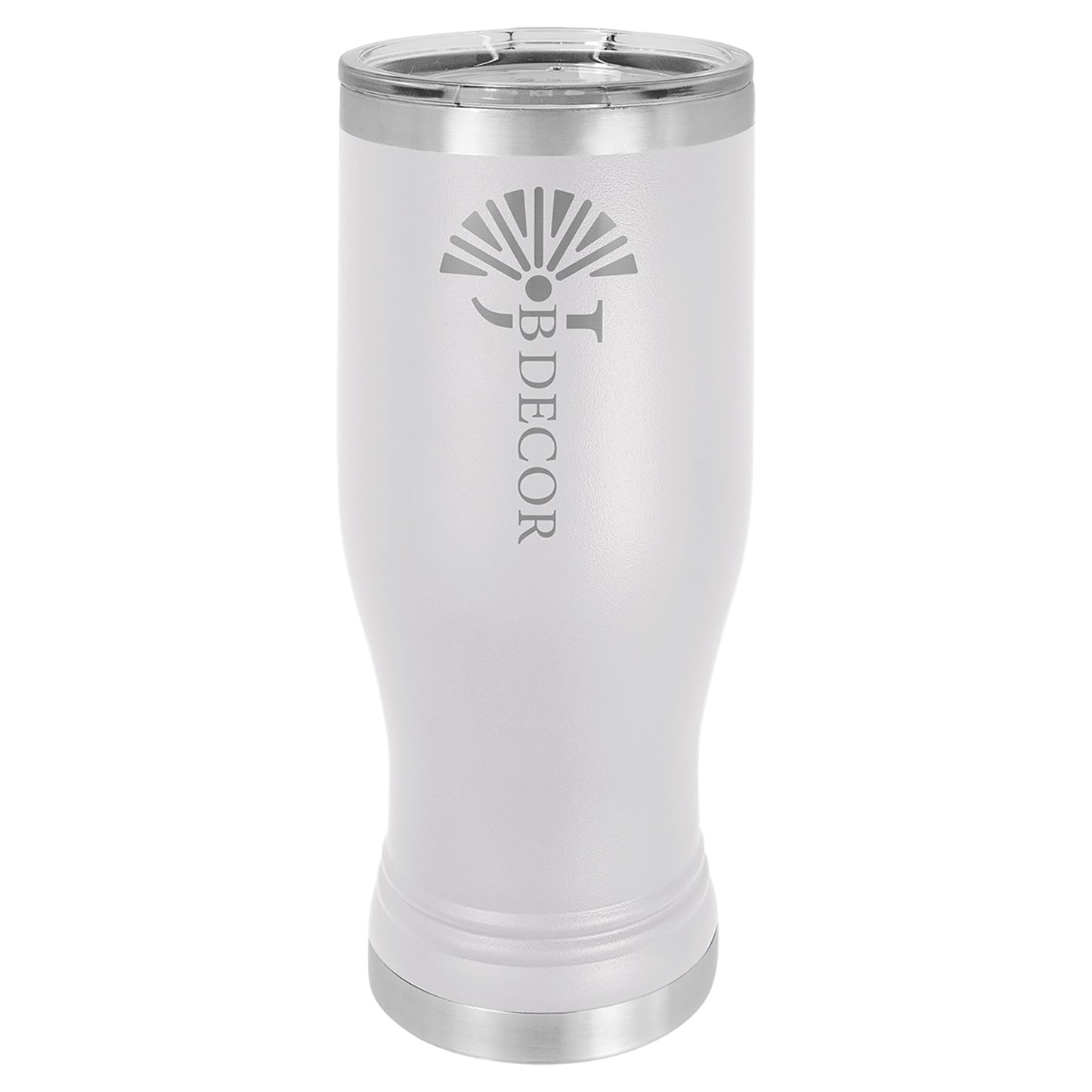 Stainless Steel 20 oz Pilsner Cup with Lid